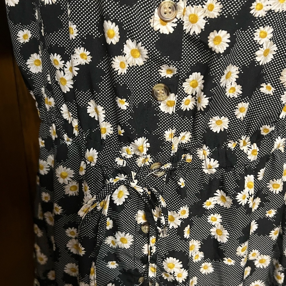 MPH Collection NWT Floral Print Above the Knee Dress with Tie Sleeves NWT Large - Picture 4 of 6